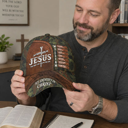 Jesus The Way The Truth The Life - Personalized Classic Cap