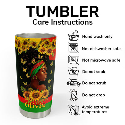 God Says You Are - Personalized Stainless Steel Tumbler
