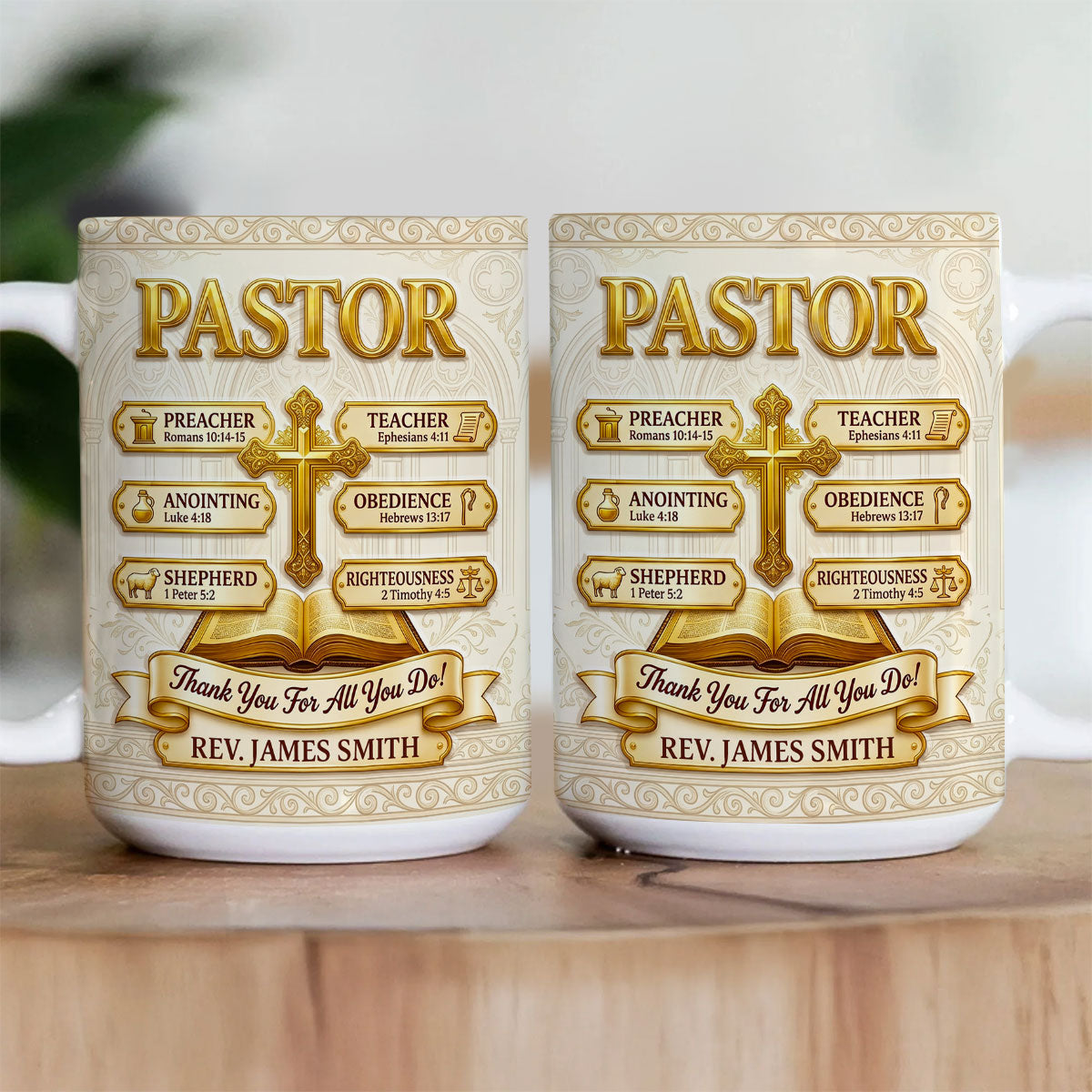Faithful Shepherd - Personalized Ceramic Coffee Mug