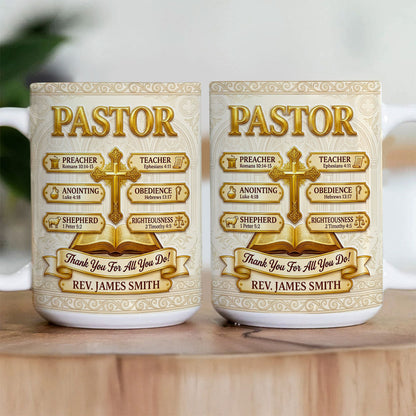 Faithful Shepherd - Personalized Ceramic Coffee Mug