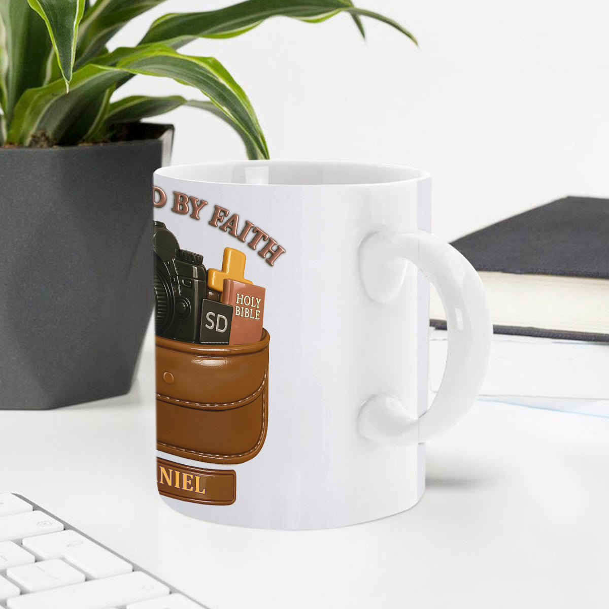 Captured By Faith - Personalized Christian Coffee Mug