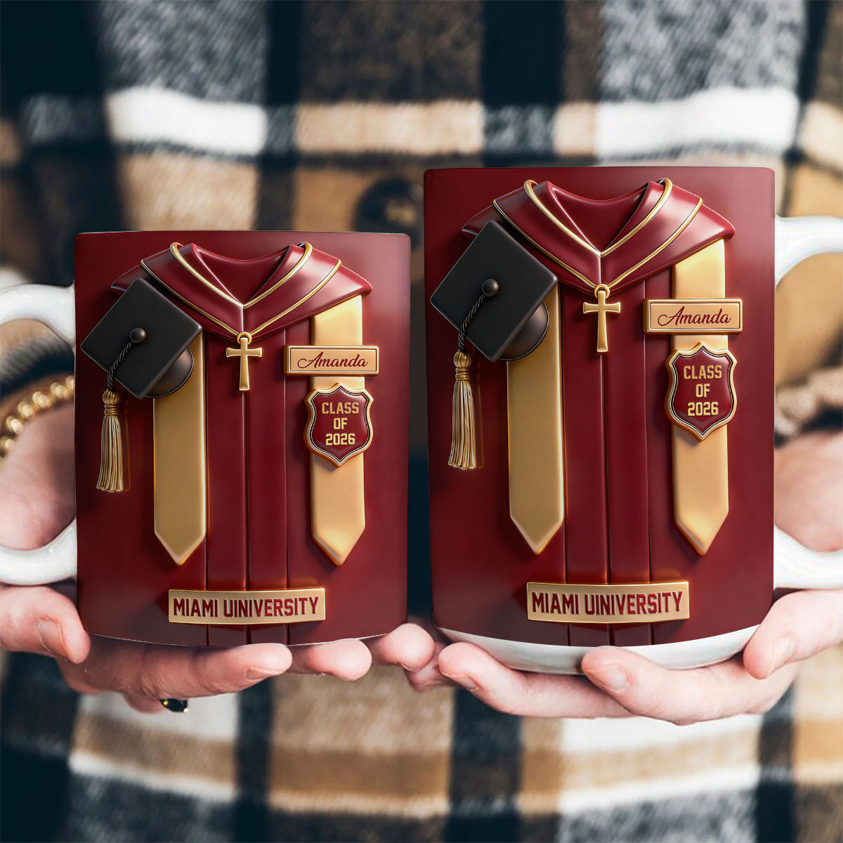 Congrats Graduation - Personalized Ceramic Coffee Mug