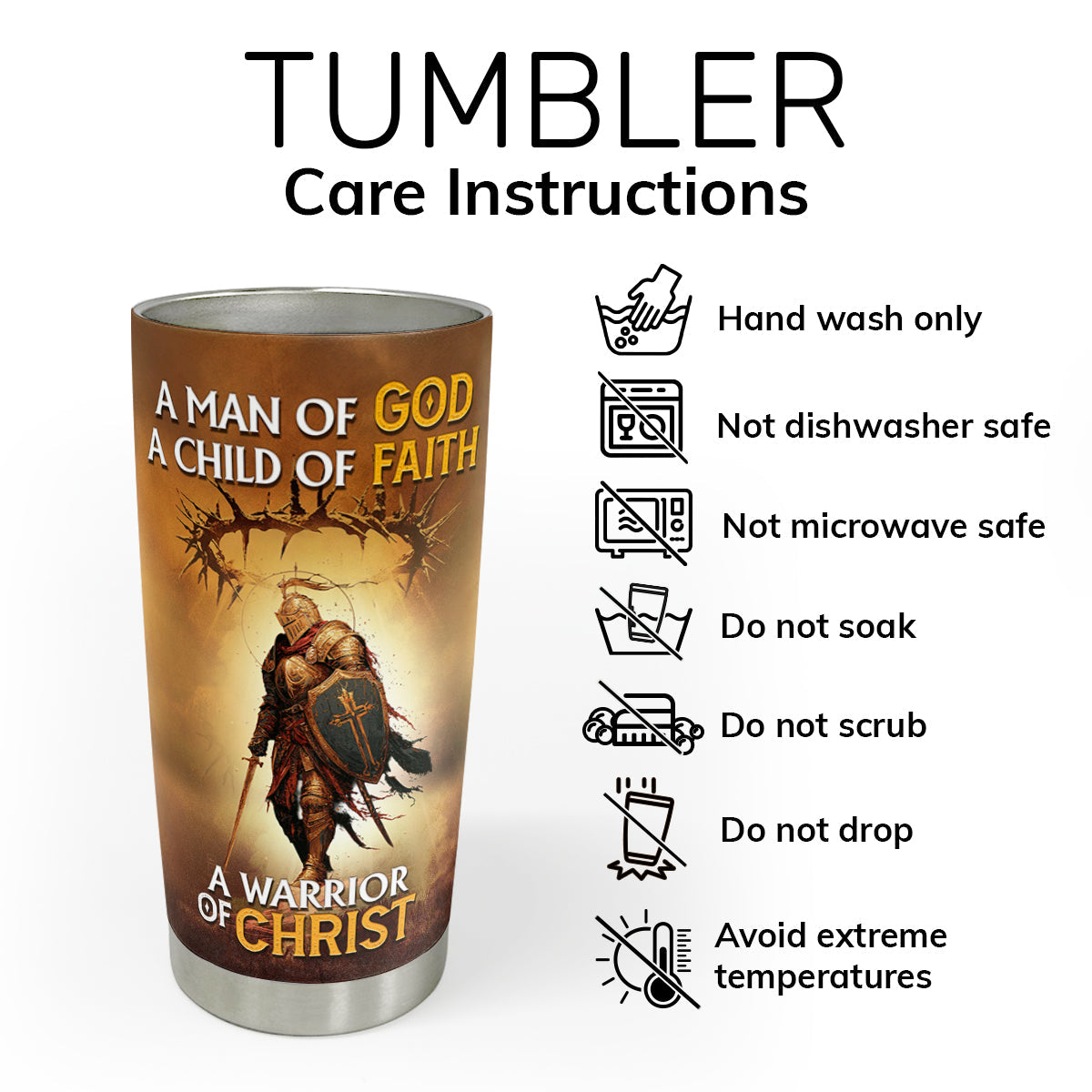 Grace - Stainless Steel Tumbler
