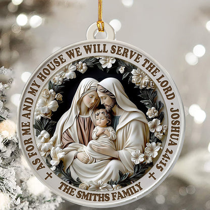 Faith Quote - Personalized Acrylic Ornament - Christian Home Decor GOJS10021