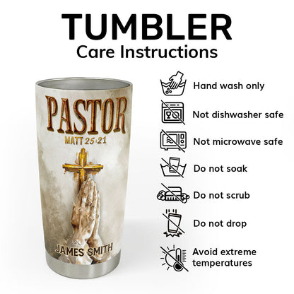 Faith-Inspired - Personalized Stainless Steel Tumbler 20oz