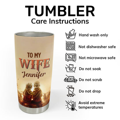 Inspirational Verse - Personalized Stainless Steel Tumbler 20oz