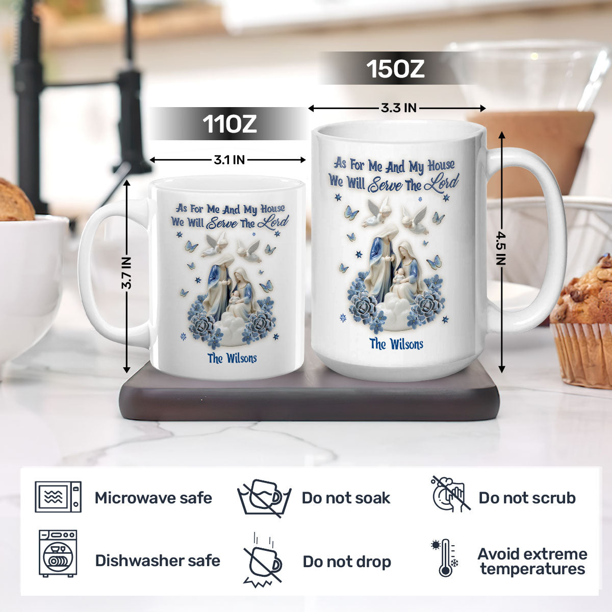 As For Me And My House - Christian Inspirational Coffee Mug