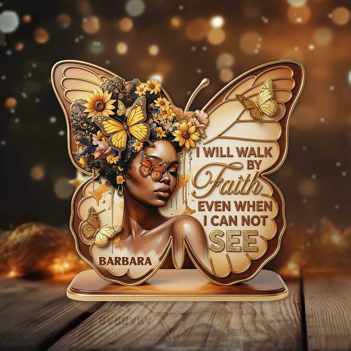 Faith Quote - Personalized Acrylic Plaque GAPJS10081