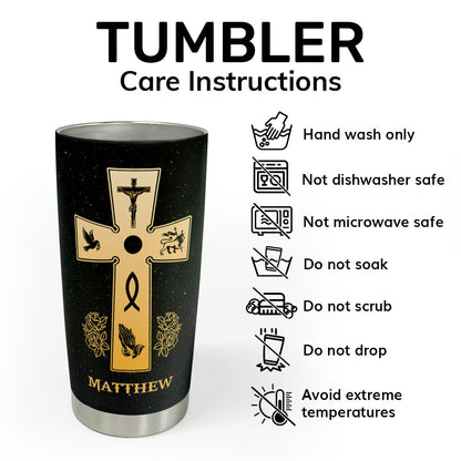 Faith Inspirational - Personalized Stainless Steel Tumbler 20oz