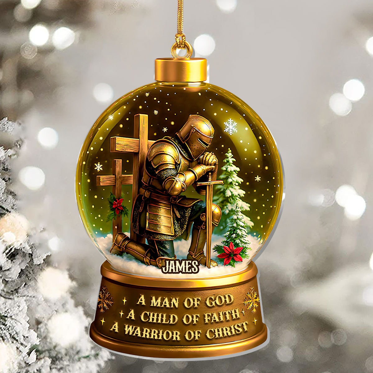 Child Of God - Personalized Acrylic Ornament GOJS10018