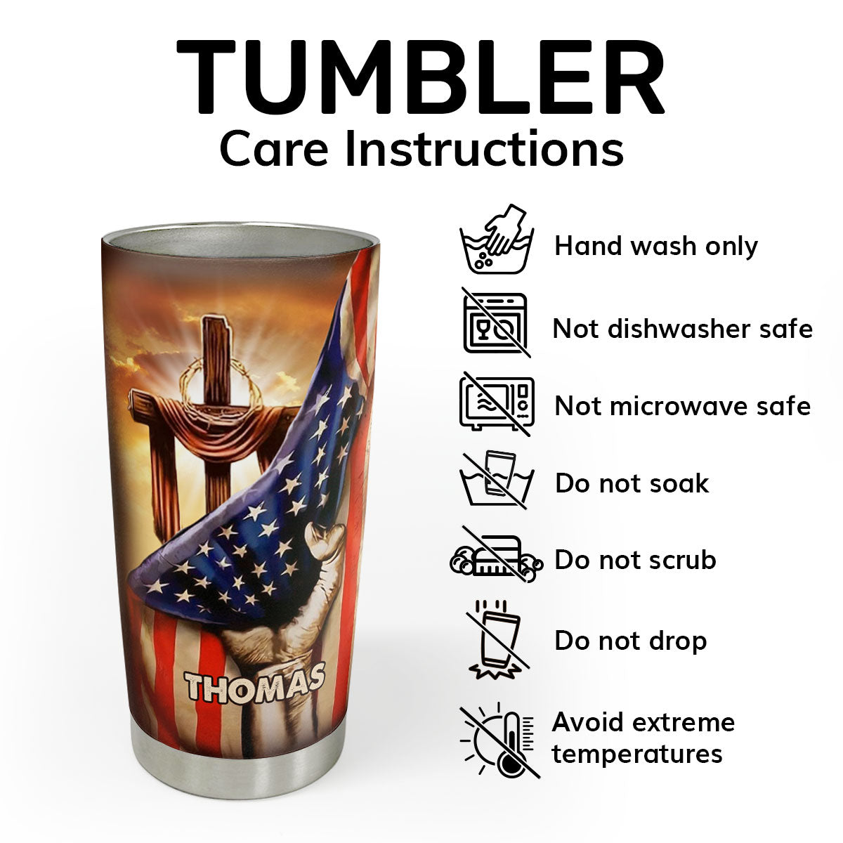 Jesus Christ 2025 - Personalized Stainless Steel Tumbler