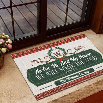 Bible Verse - Personalized Doormat for Home