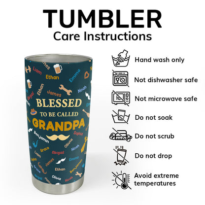 Blessed To Be Called - Personalized Stainless Steel Tumbler