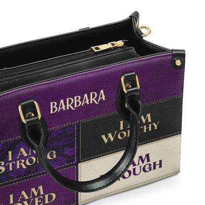 Faith-Inspired - Personalized Leather Handbag GMJSLB200081