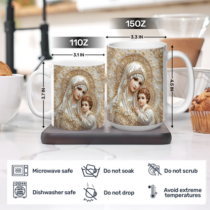 Light Of Heaven’s Embrace - Inspirational Coffee Mug