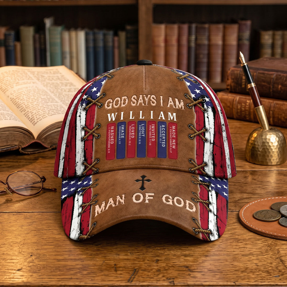 God Says I Am - Personalized Classic Cap