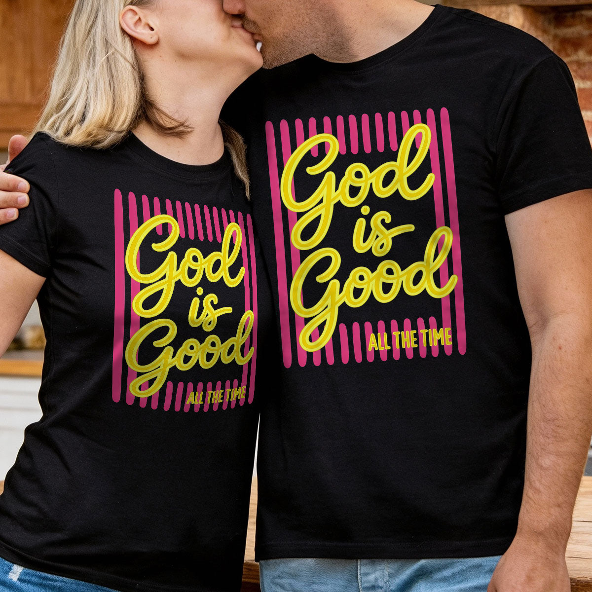 God Is Good All The Time - 2D Unisex T-shirt GMJSTS200015