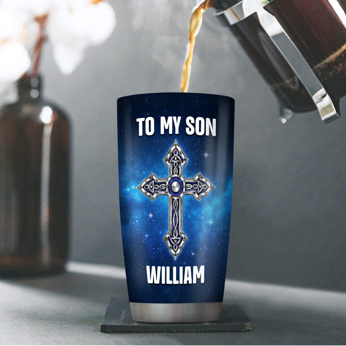 Faith Inspiration - Personalized Stainless Steel Tumbler