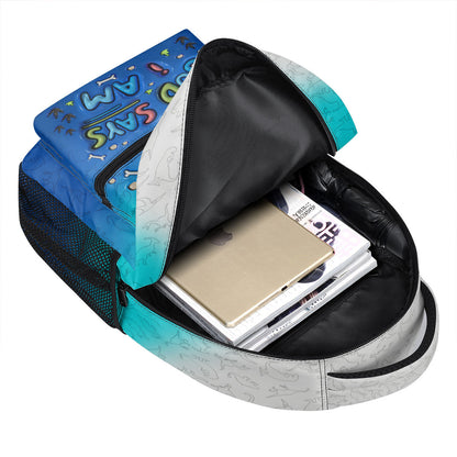 God Says You Are - Personalized Backpack for Kids