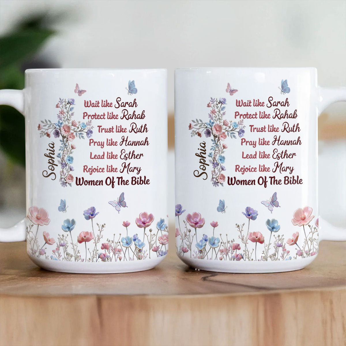 Women Of The Bible - Personalized Ceramic Coffee Mug