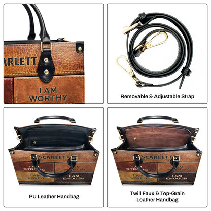 Faith-Inspired - Personalized Leather Handbag GMJSLB200079