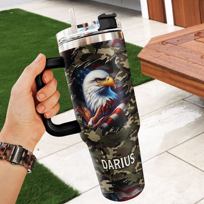 Honoring Service - Personalized Stainless Steel Tumbler