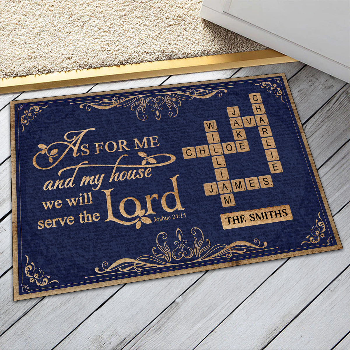 Faith Quote - Personalized Doormat for Home Decor GDMJS10043