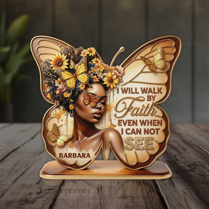 Faith Quote - Personalized Acrylic Plaque GAPJS10081