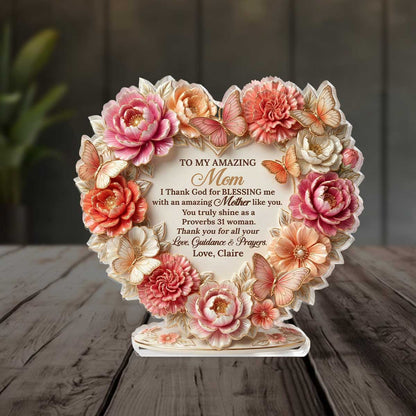 Mother's Day - Personalized Acrylic Keepsake Plaque GAPJS10083
