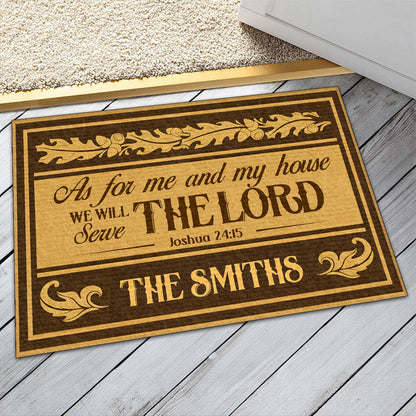 Bible Verse - Personalized Doormat for Christian Home GDMJS10044