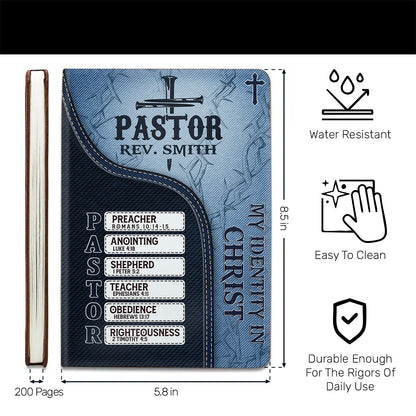 Your Identity In Christ - Leather Cover Notebook GMJSNB200059