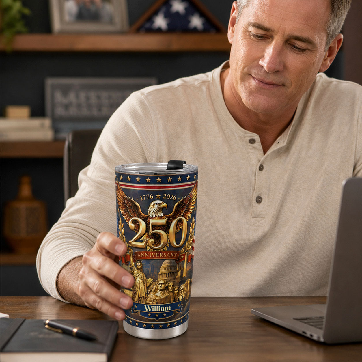 250 Years of Freedom - Personalized Stainless Steel Tumbler