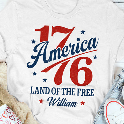 1776 America - Personalized Unisex T-shirt GMJSTS200053
