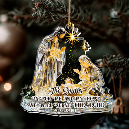 Christian Faith - Personalized Acrylic Ornament GOJS10052