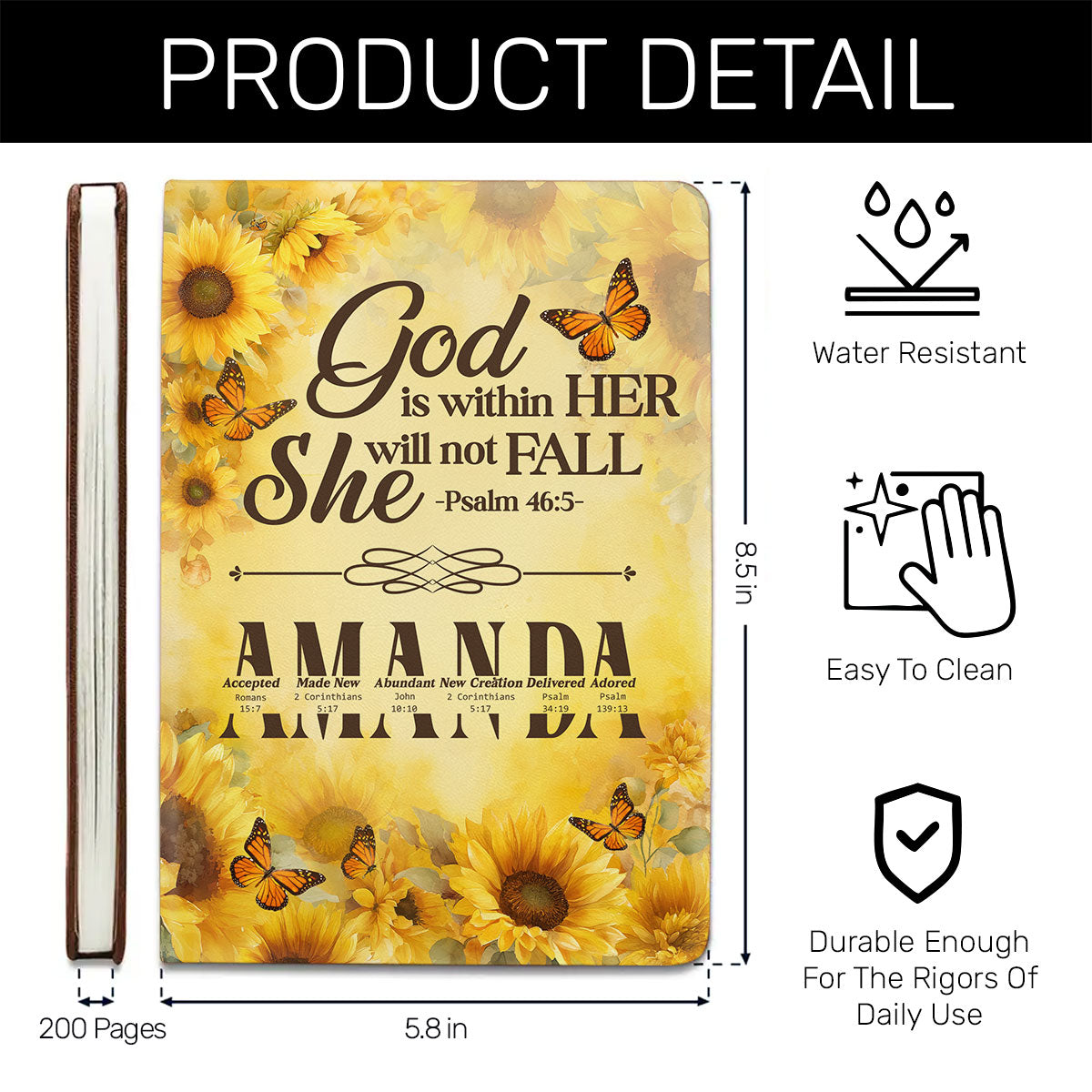 Treasure Your Memories - Leather Cover Notebook GMJSNB200068