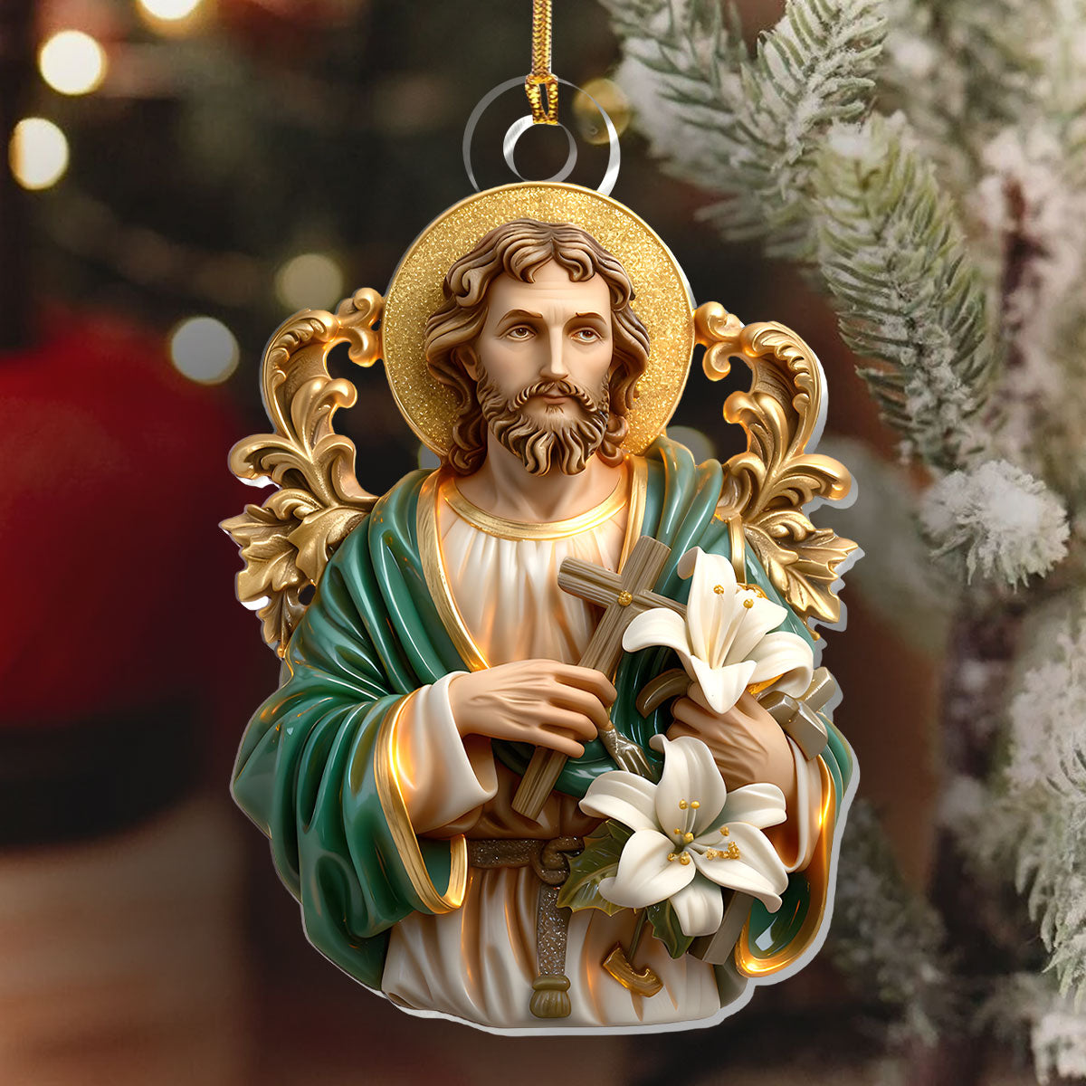 Faithful Carpenter - Acrylic Ornament - Christian Home Decor GOJS10048