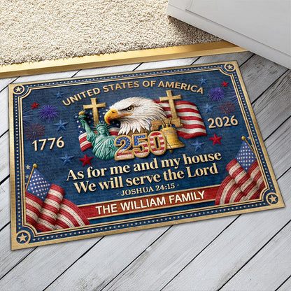 Faith Quote - Personalized Doormat for Home Decor GDMJS10009