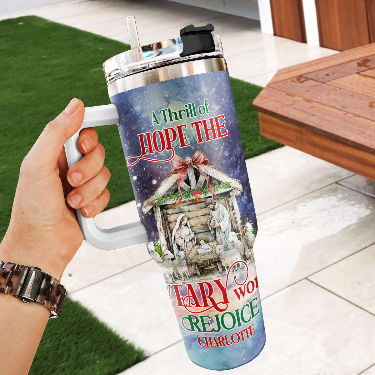 Hope - Personalized Stainless Steel Tumbler