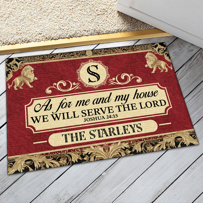 Faith Quote - Personalized Doormat GDMJS10037