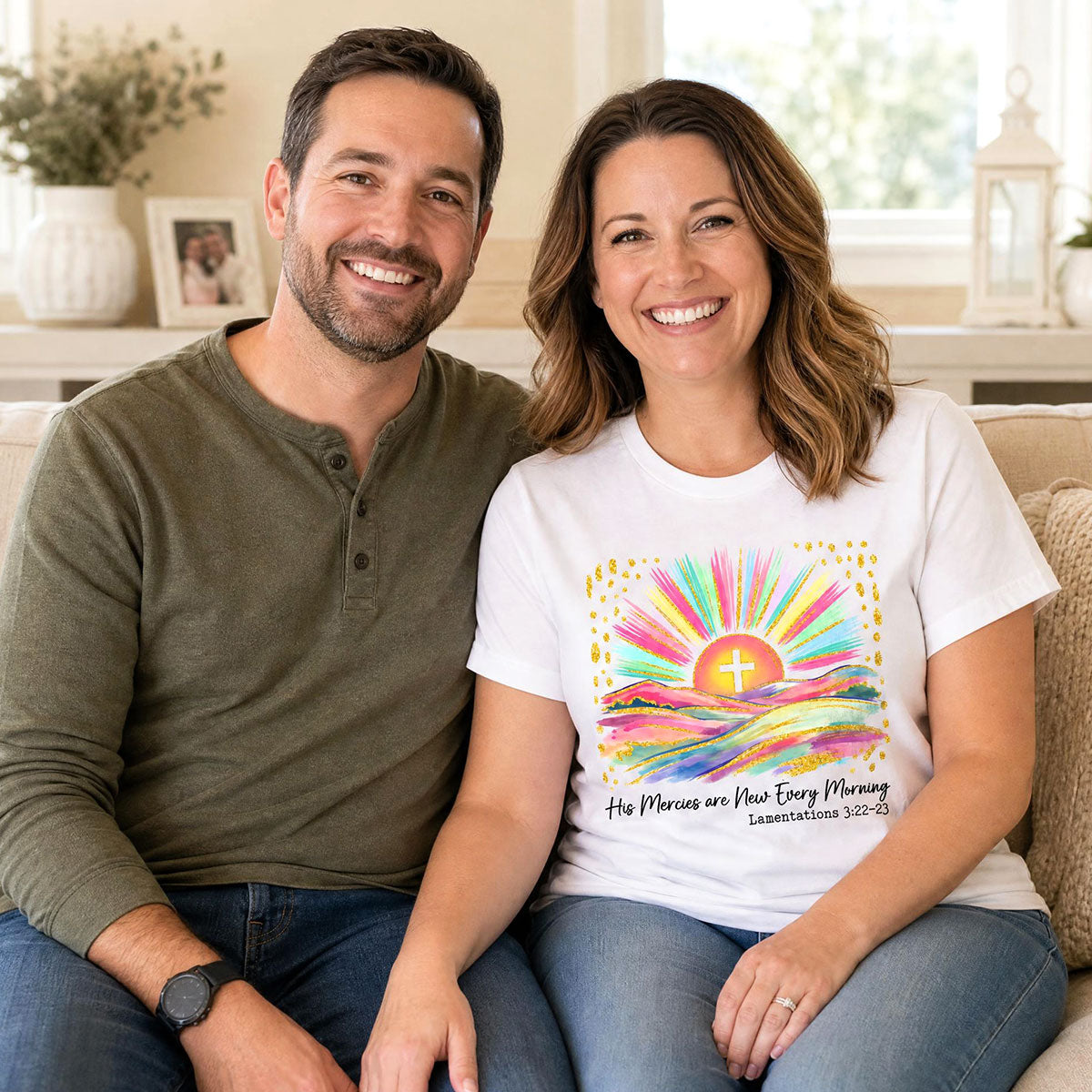 His Mercies Are New Every Morning - 2D Unisex T-shirt GMJSTS200001