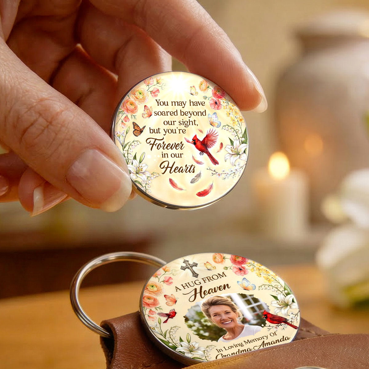 Memorial Keepsake - Personalized Pocket Hug for Women