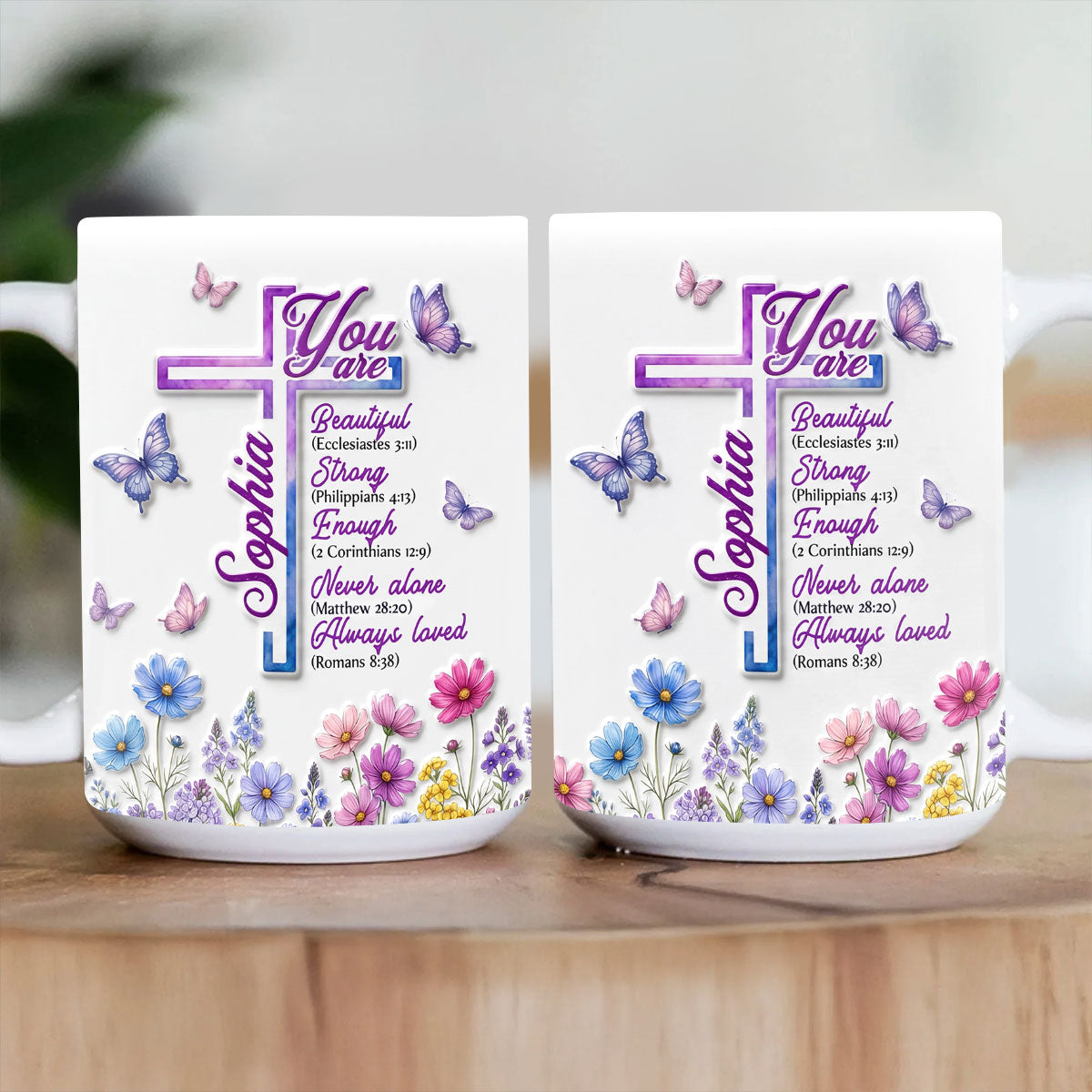 You Are Loved Always Enough - Personalized Ceramic Coffee Mug