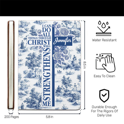 Philippians 4:13 Gift for Women - Personalized Notebook GMJSNB200056