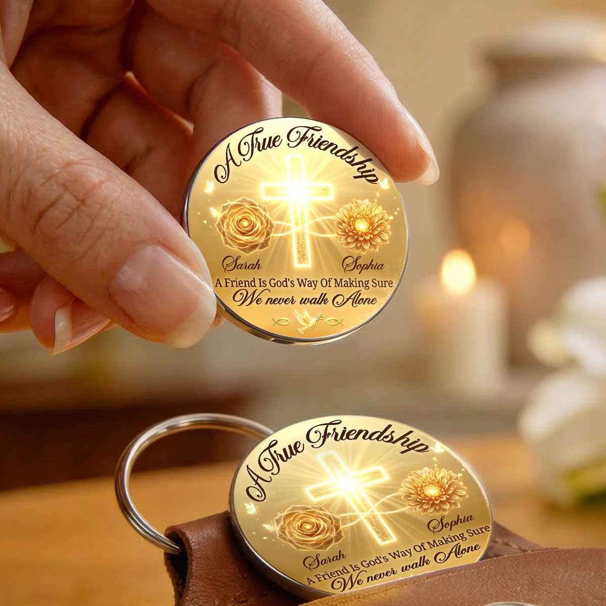 Faith Friendship Keepsake - Personalized Pocket Hug