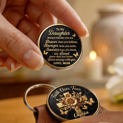 To My Daughter Loved More Than You Know - Personalized Pocket Hug Keepsake