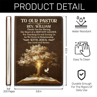 Blessed To Have You - Personalized Leather Cover Notebook GMJSNB200039