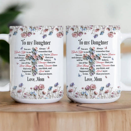 You Are Loved More Than You Know - Personalized Ceramic Coffee Mug