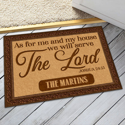 Faith Quote - Personalized Doormat for Home