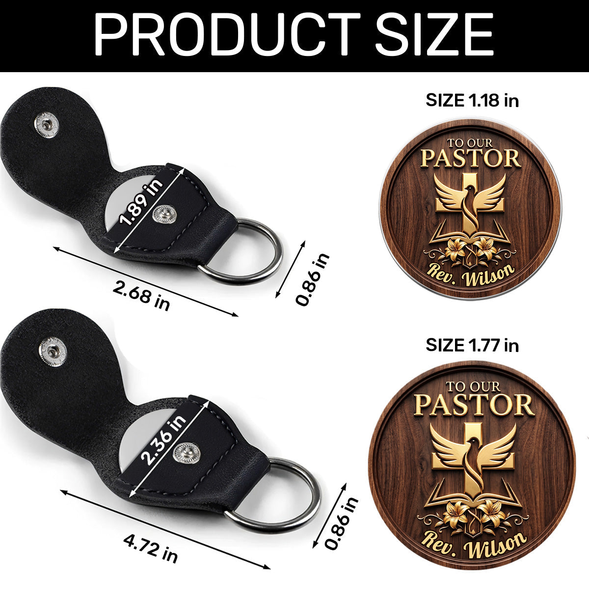 To Our Pastor in Infinite Wisdom - Personalized Christian Keepsake