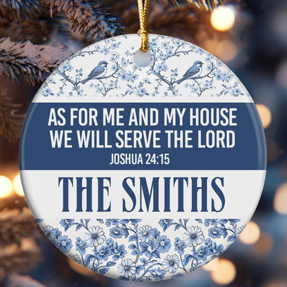 Faith Quote - Personalized Ceramic Ornament GOJS10100